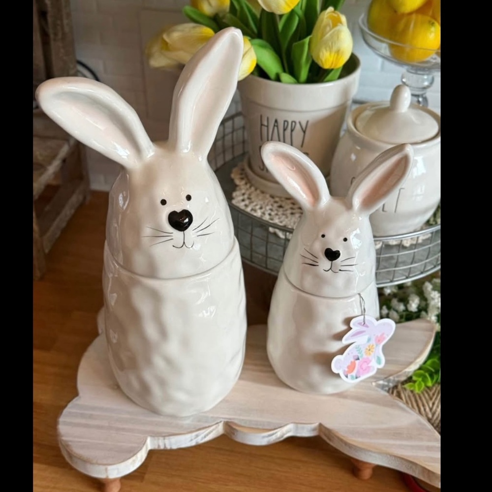 Strawberry Street Bunny Canister Set